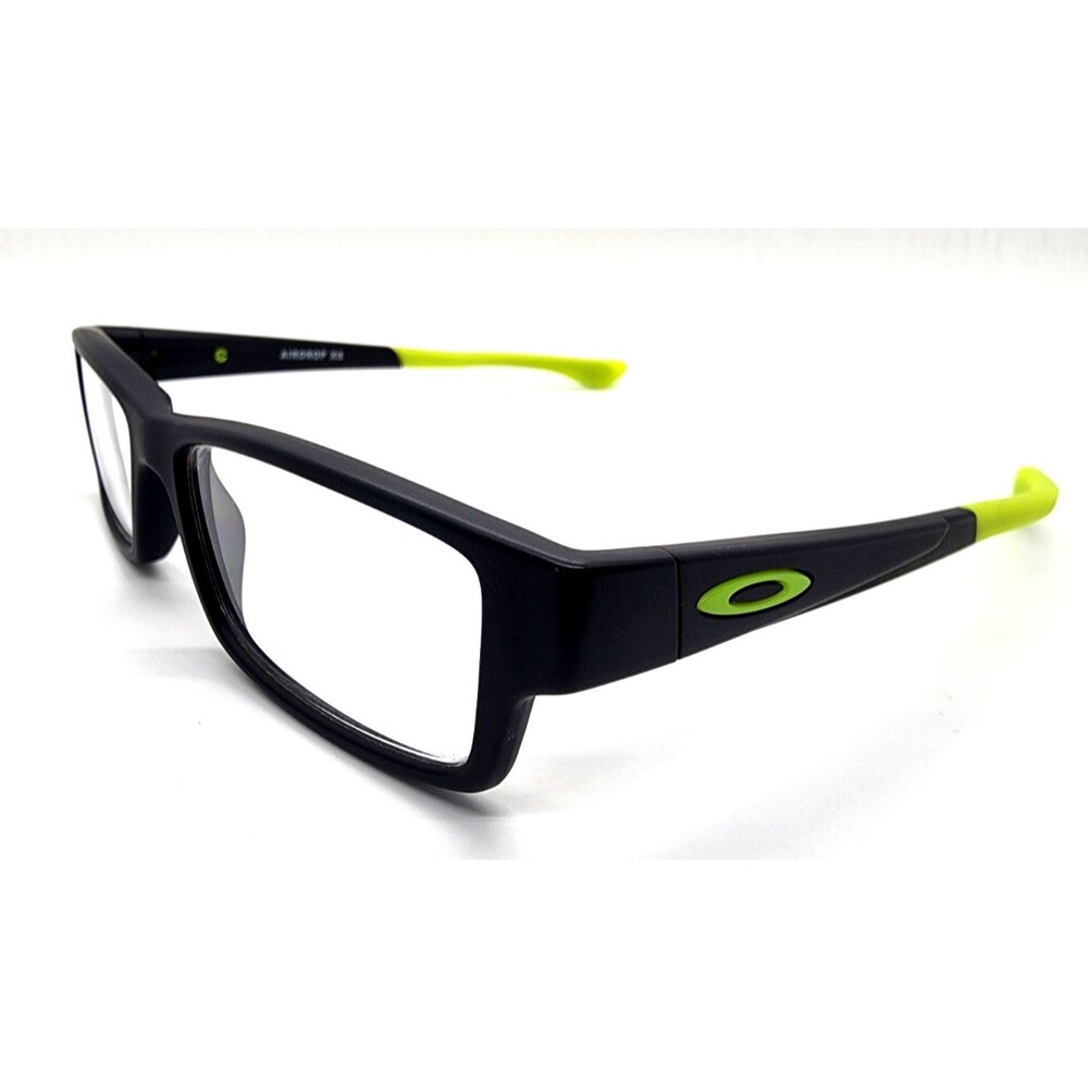 Oakley Airdrop XS Kids Satin Black Green OY8003-0548 48-14-126 Frames Only